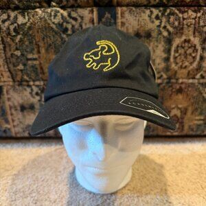 THE LION KING SIMBA OUTLINE BLACK ADJUSTABLE DAD CAP/HAT BRAND NEW WITH TAGS